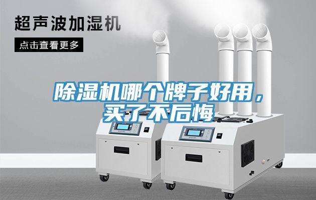 除湿机哪个牌子好用，买了不后悔