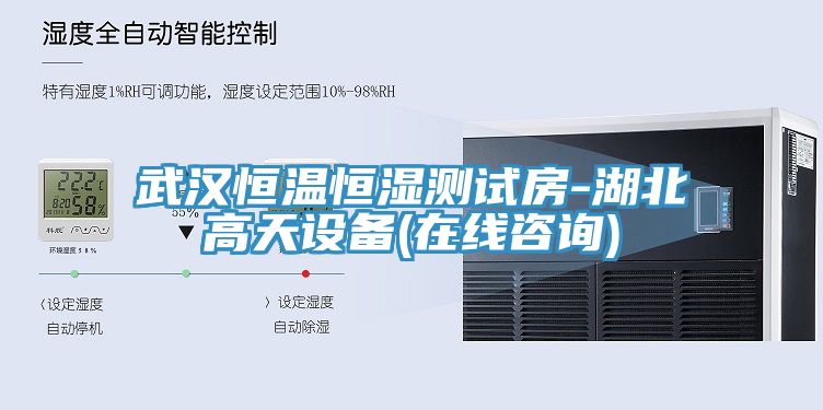 武汉恒温恒湿测试房-湖北高天设备(在线咨询)