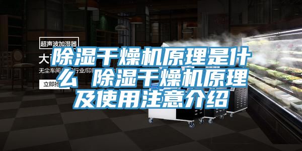 除湿干燥机原理是什么 除湿干燥机原理及使用注意介绍