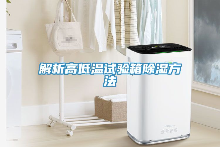 解析高低温试验箱除湿方法