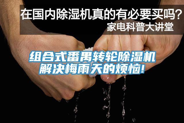 组合式番禺转轮除湿机解决梅雨天的烦恼!