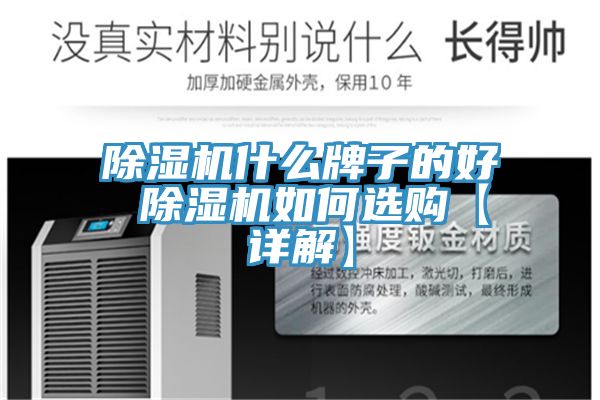 除湿机什么牌子的好 除湿机如何选购【详解】