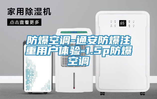防爆空调-通安防爆注重用户体验-1.5p防爆空调