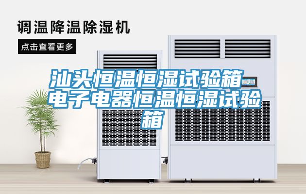 汕头恒温恒湿试验箱 电子电器恒温恒湿试验箱