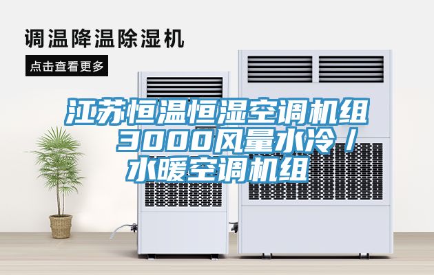 江苏恒温恒湿空调机组  3000风量水冷／水暖空调机组