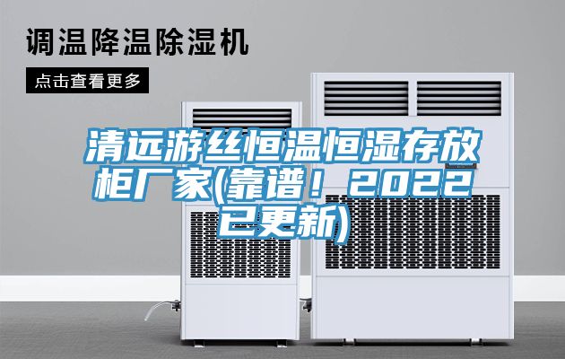清远游丝恒温恒湿存放柜厂家(靠谱！2022已更新)