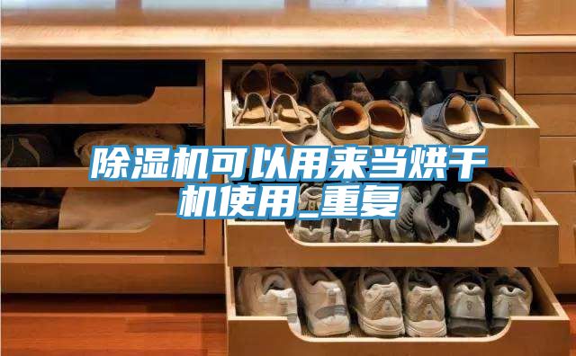 除湿机可以用来当烘干机使用_重复