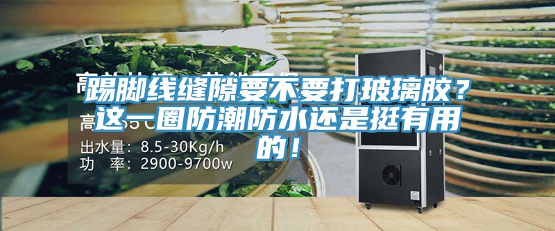 踢脚线缝隙要不要打玻璃胶？这一圈防潮防水还是挺有用的！