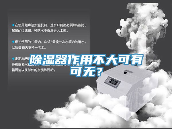 除湿器作用不大可有可无？