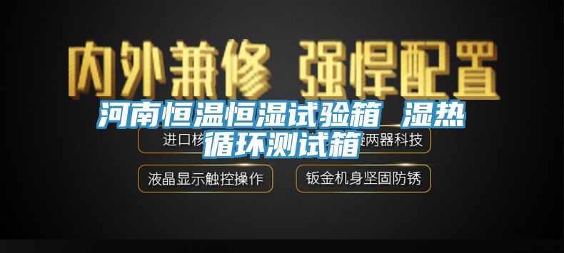 河南恒温恒湿试验箱 湿热循环测试箱