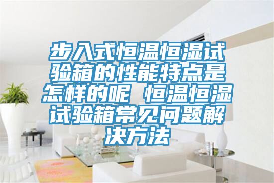 步入式恒温恒湿试验箱的性能特点是怎样的呢 恒温恒湿试验箱常见问题解决方法