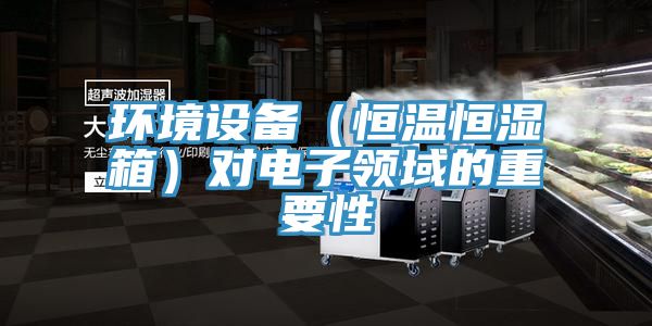 环境设备（恒温恒湿箱）对电子领域的重要性