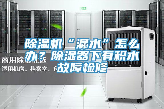 除湿机“漏水”怎么办？除湿器下有积水故障检修
