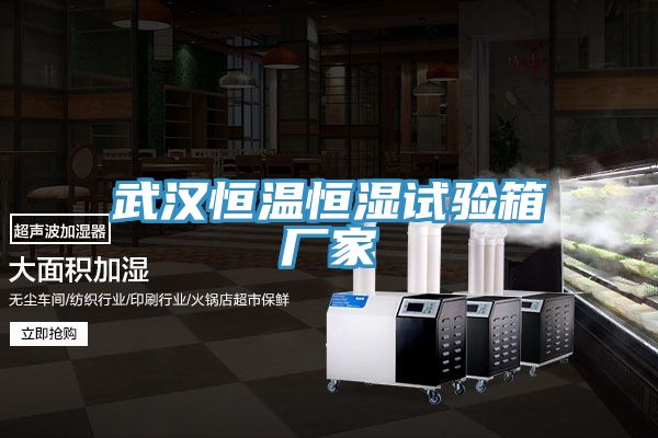 武汉恒温恒湿试验箱厂家