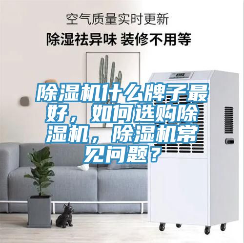 除湿机什么牌子最好，如何选购除湿机，除湿机常见问题？