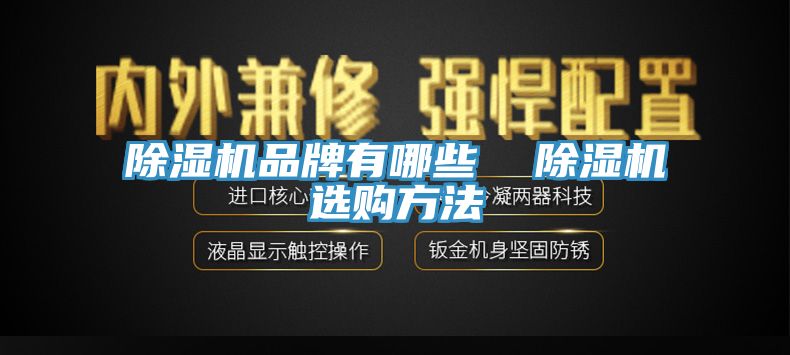 除湿机品牌有哪些  除湿机选购方法