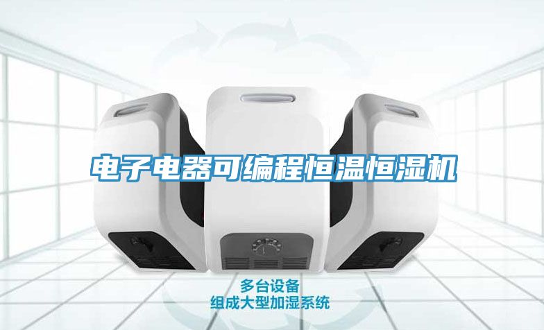电子电器可编程恒温恒湿机