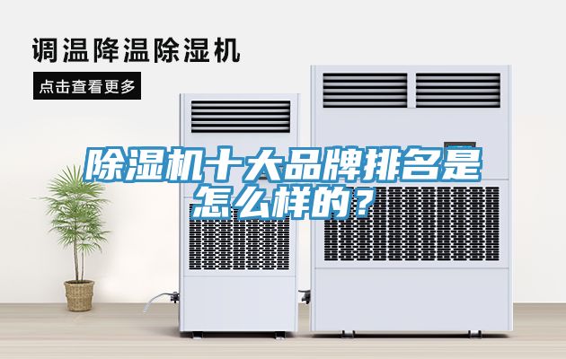 除湿机十大品牌排名是怎么样的？