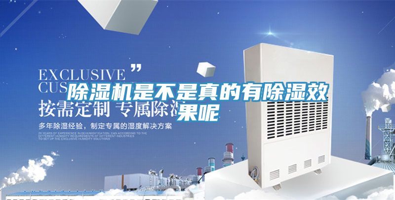 除湿机是不是真的有除湿效果呢