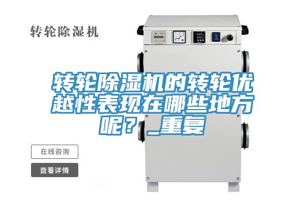 转轮除湿机的转轮优越性表现在哪些地方呢？_重复