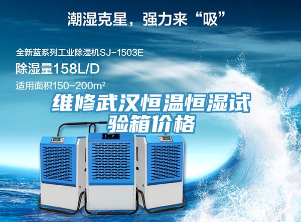 维修武汉恒温恒湿试验箱价格