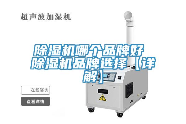 除湿机哪个品牌好 除湿机品牌选择【详解】