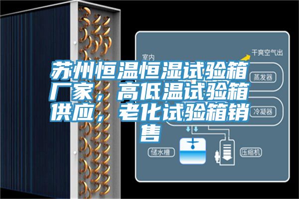 苏州恒温恒湿试验箱厂家，高低温试验箱供应，老化试验箱销售