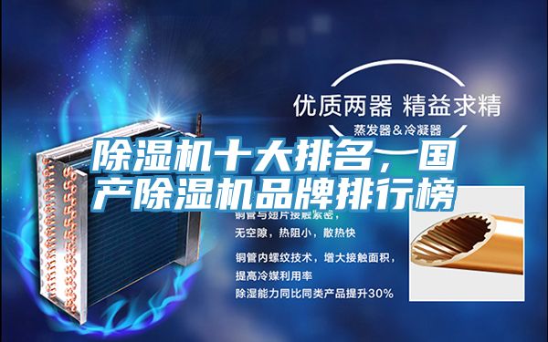 除湿机十大排名，国产除湿机品牌排行榜