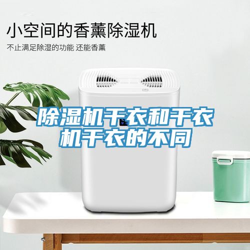 除湿机干衣和干衣机干衣的不同