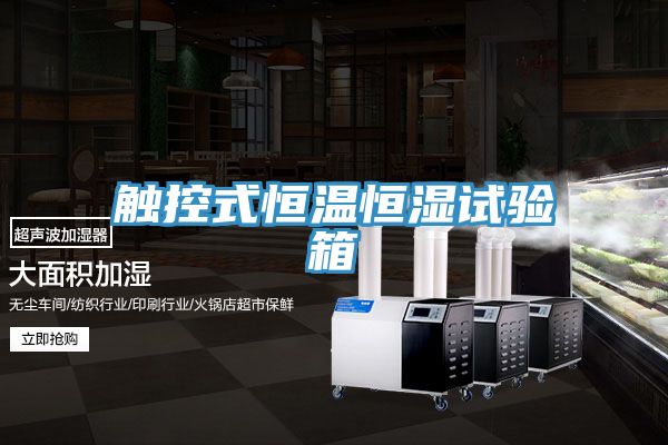触控式恒温恒湿试验箱