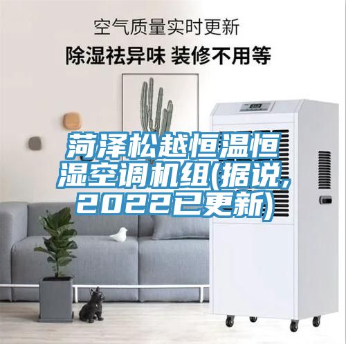 菏泽松越恒温恒湿空调机组(据说,2022已更新)