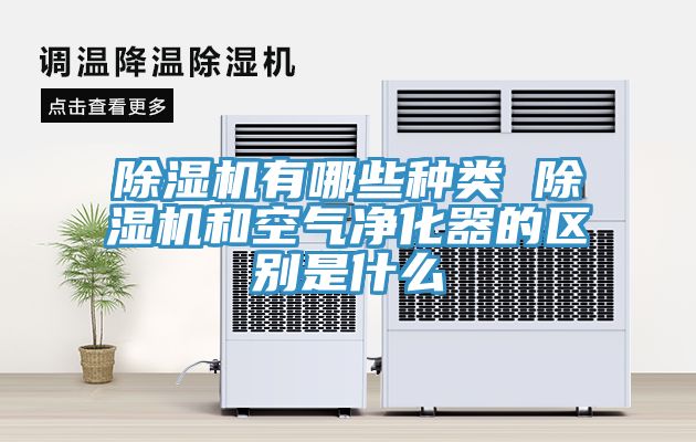 除湿机有哪些种类 除湿机和空气净化器的区别是什么