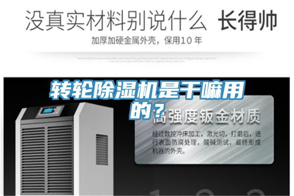 转轮除湿机是干嘛用的？