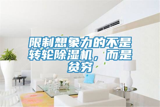 限制想象力的不是转轮除湿机，而是贫穷