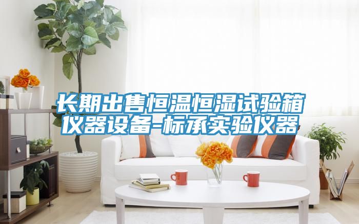 长期出售恒温恒湿试验箱仪器设备-标承实验仪器